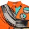 Women Long Sleeve Shirts - Orange : Clash of Curves