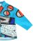 Women Long Sleeve Shirts - Blue : Clash of Curves