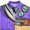 Women Long Sleeve Shirts - Purple : Clash of Curves