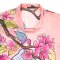 Woman Blouse Turtle Neck - Pink : The Dreamy Pink Bougainvillea