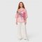 Woman Blouse Turtle Neck - Pink : The Dreamy Pink Bougainvillea
