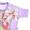 Woman Blouse Turtle Neck - Purple : The Sweet Cattleya & Lavender Garden