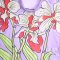 Woman Blouse Turtle Neck - Purple : The Sweet Cattleya & Lavender Garden