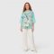Woman Blouse Turtle Neck - Blue : The Sweet Lily & Mint Garden