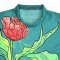 Woman Blouse Turtle Neck - Green : My Sweet Romantic Tulip Vibe