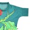 Woman Blouse Turtle Neck - Green : My Sweet Romantic Tulip Vibe