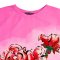 Woman Elastic Sleeve Blouse - Pink : The Secret Heart & Rose