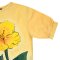 เสื้อผู้หญิงแขนยางยืด - สีครีม : ลายชบาซ่อนแสง  Woman Elastic Sleeve Blouse - Cream : The Sunny Hibiscus Glow