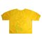 เสื้อผู้หญิงแขนยางยืด - สีเหลือง : ลายพฤกษาชมพูฟูเชีย