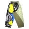 Women Cropped ankle pants - Green : Yellow Brush Olive