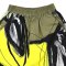Women Cropped ankle pants - Green : Yellow Brush Olive