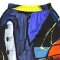 Women Cropped ankle pants - Multicolor : Color Block & Black Stroke