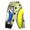 Women Cropped ankle pants - Cream : Cubism Structure on Beige