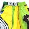 Women Cropped ankle pants - Multicolor : Abstract Guitar & Monochrome Waves
