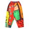 Women Cropped ankle pants - Red : Yellow Cat, Goldfish Bowl & Red Plane