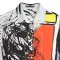 เสื้อเชิ้ตผู้หญิง - สีแดง : ลายพลังในมุมฉาก