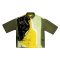 Woman Casual shirts - Green : Abstact with human faces