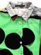 Woman Casual shirts - Green : Abstack Black dots