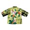 Woman Casual shirts - Green : Female face with Multicolor flowers