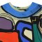 Over size t-shirt - Cream : Multicolor graphics