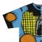 Over size t-shirt - Blue : Modern abstract multicolor