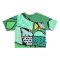 เสื้อตัวหลวม - สีเขียว : ลายกรีนกราฟิก