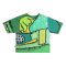 เสื้อตัวหลวม - สีเขียว : ลายกรีนกราฟิก