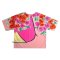 เสื้อตัวหลวม - สีชมพู : ลายกลีบกุหลาบแห่งรัก