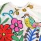 เสื้อตัวหลวม - สีขาว : ลายนกน้อยในแดนดอกไม้