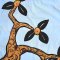 เสื้อตัวหลวม - สีฟ้า : ลายนกฮูกใต้แสงจันทร์