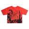 เสื้อตัวหลวม - สีแดง : ลายแมวย่องเงา
