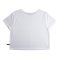 เสื้อครอปผู้หญิง - สีขาว : ลายวงจรแห่งความรุ่งโรจน์