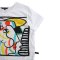 Woman Crop Blouse - White : Multiple Views, One Identity