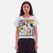 Woman Crop Blouse - White : Multiple Views, One Identity