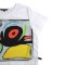 Woman Crop Blouse - White : The Melody of Freedom