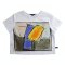 Woman Crop Blouse - White : The Trajectory of Vision