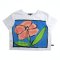 Woman Crop Blouse - White : The Singular Bloom