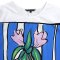 Woman Crop Blouse - White : Lavender Muse on the Veranda