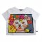 Woman Crop Blouse - White : The Blossom Crown & Cat’s Gaze