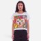 Woman Crop Blouse - White : The Blossom Crown & Cat’s Gaze