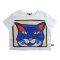 Woman Crop Blouse - White : The Blue Cat Charm