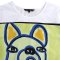 Woman Crop Blouse - White : Playful Frenchie