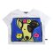 Woman Crop Blouse - White : Goofy Buddy