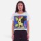 Woman Crop Blouse - White : Goofy Buddy