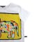 Woman Crop Blouse - White : The Rainbow Spotted Buddy