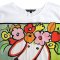 Woman Crop Blouse - White : The Floral Crown Buddy