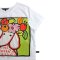 Woman Crop Blouse - White : The Floral Crown Buddy