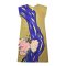 Woman Sleeve Casual Dress - Gold : Pansy in the Storm