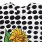 Woman Sleeve Casual Dress - White : Polka Dot Sunflower