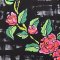 Woman Sleeve Casual Dress - Black : Midnight Rose